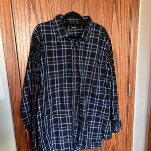 Apt. 9 Men's Black and White Checkered Shirt